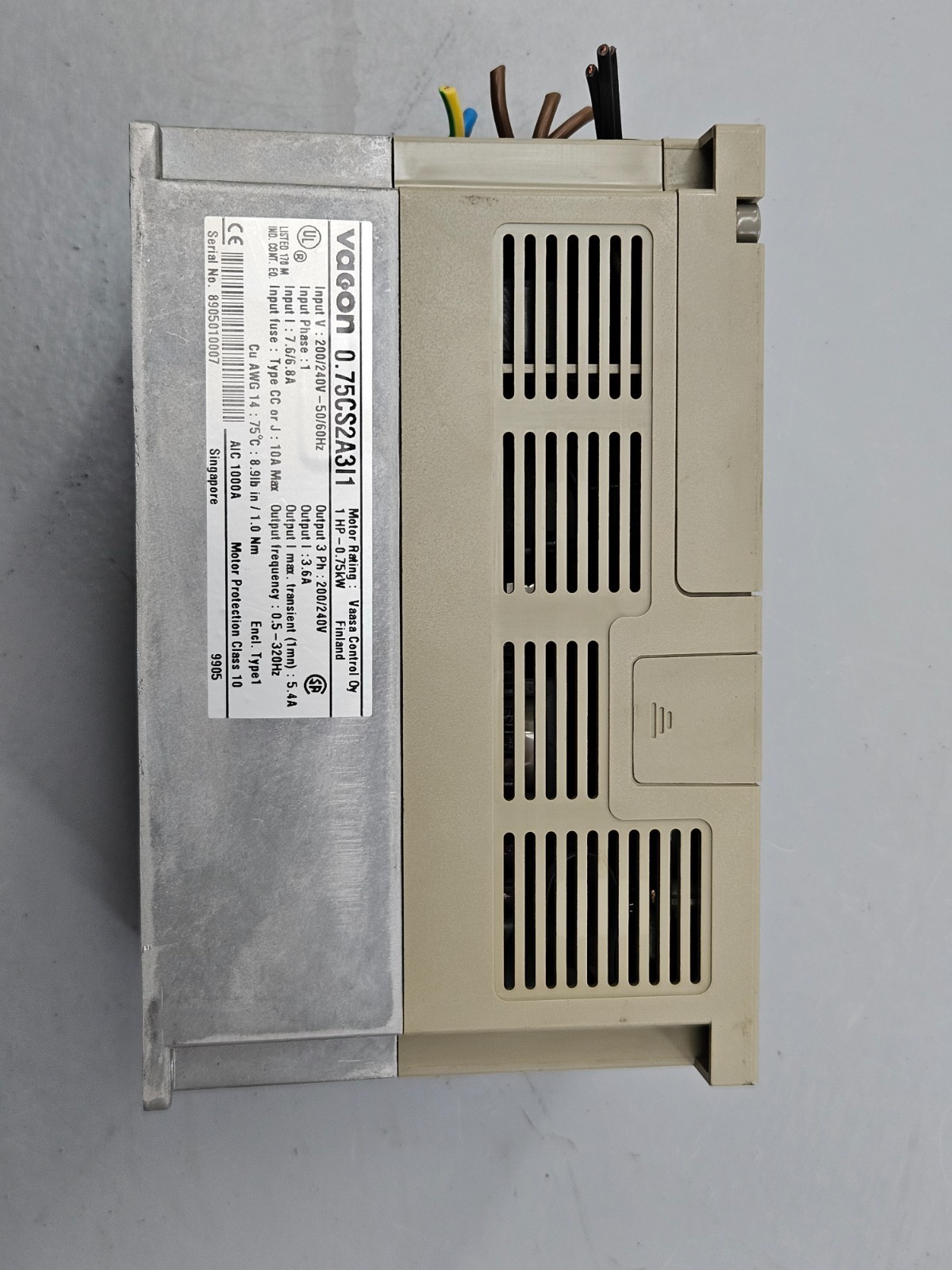 Vacon 0.75CS2A3I1