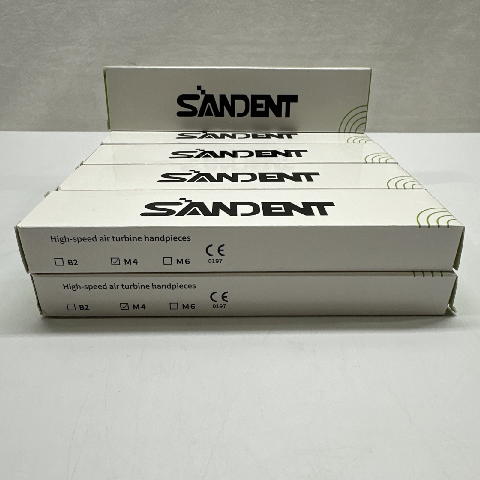 SANDENT NSK Style Dental High Speed Handpiece Push Button Turbine 2Hole 4Hole M4