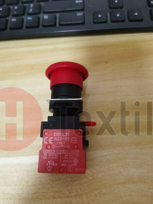 1X A22E-M-02 A22EM02 Pushbutton Switch Red BUTTON