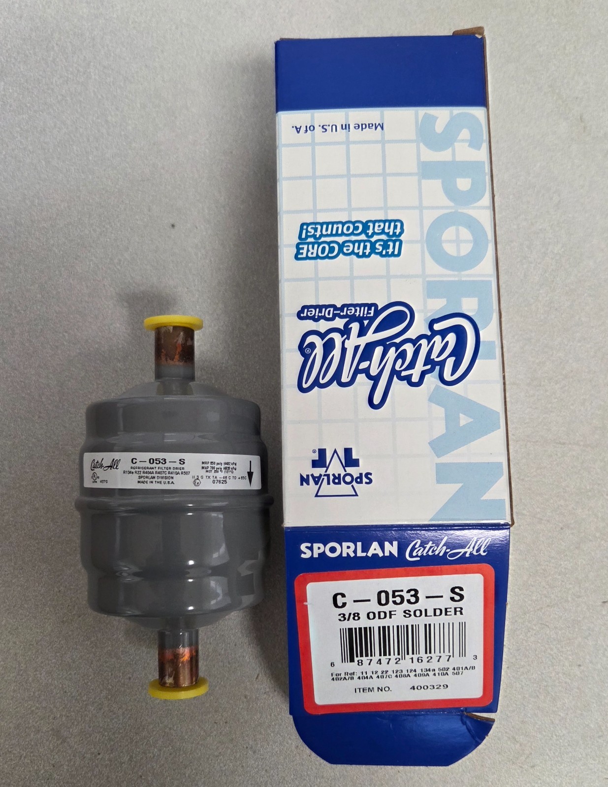 SPORLAN CATCH ALL C-053-S FILTER DRIER