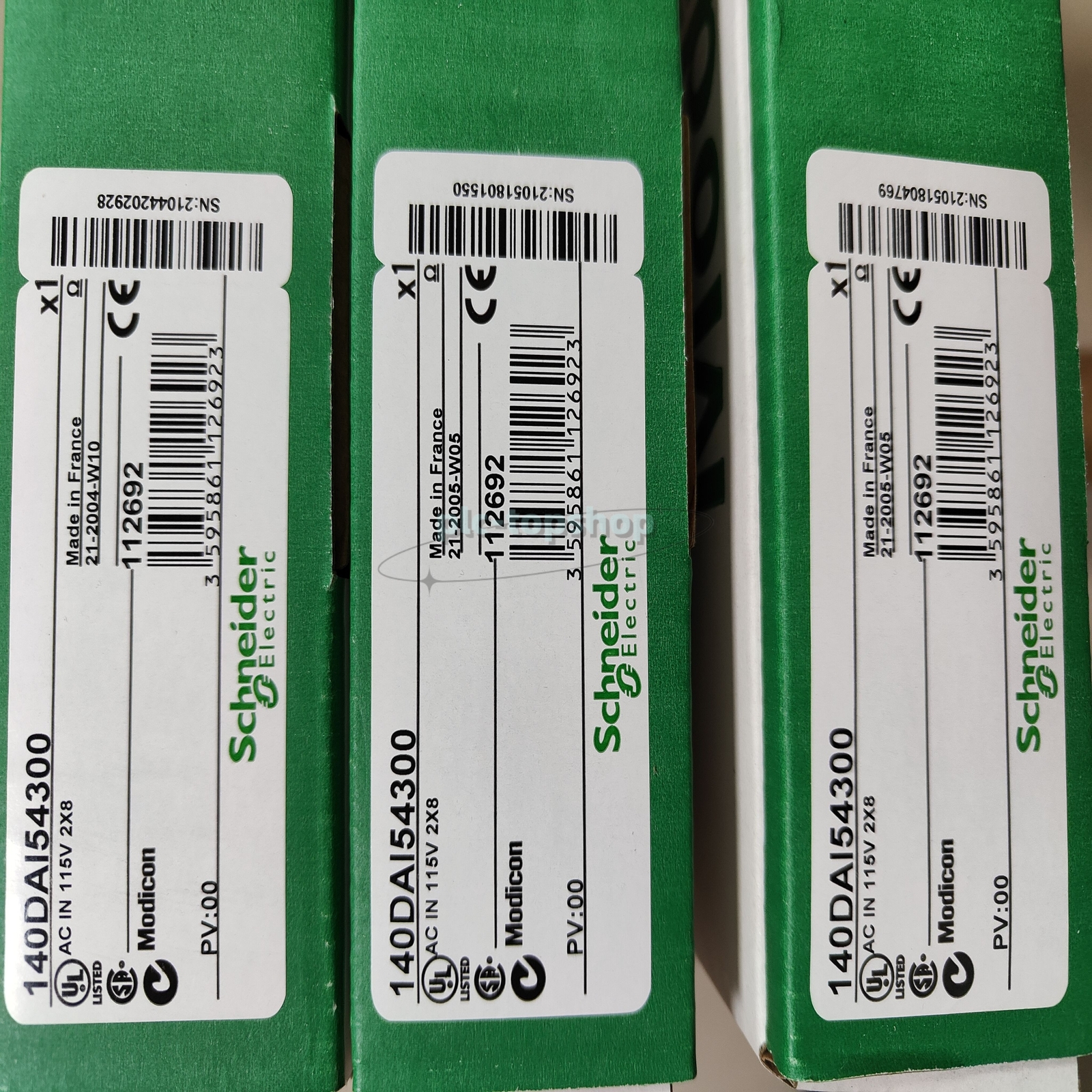 1PC New Sealed Modicon 140-DAI-543-00 140DAI54300 INPUT MODULE 16 POINT PLC