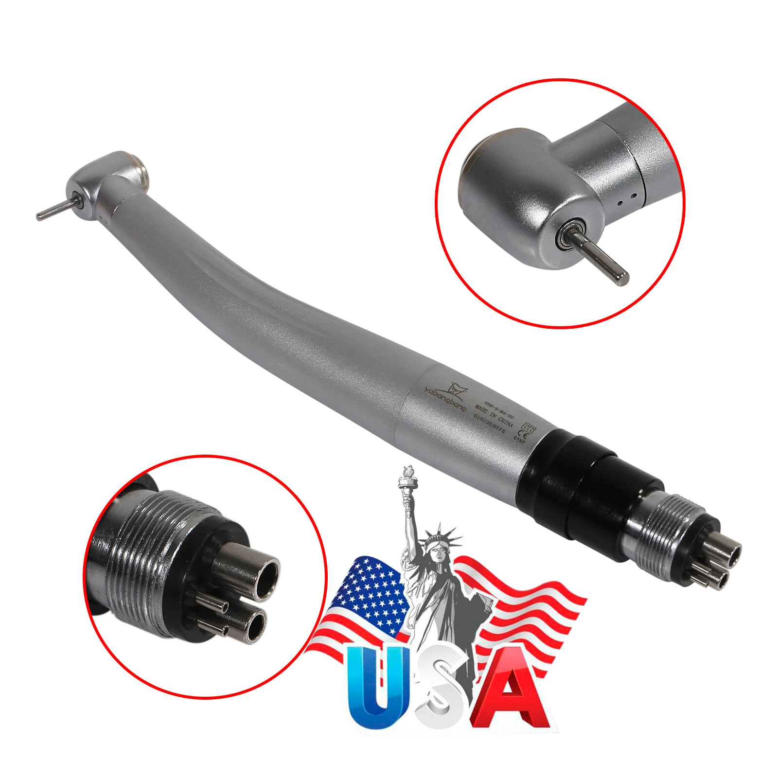Dental standard Head High Speed Handpiece Quick Coupler 4Hole NSK Style YBNK4