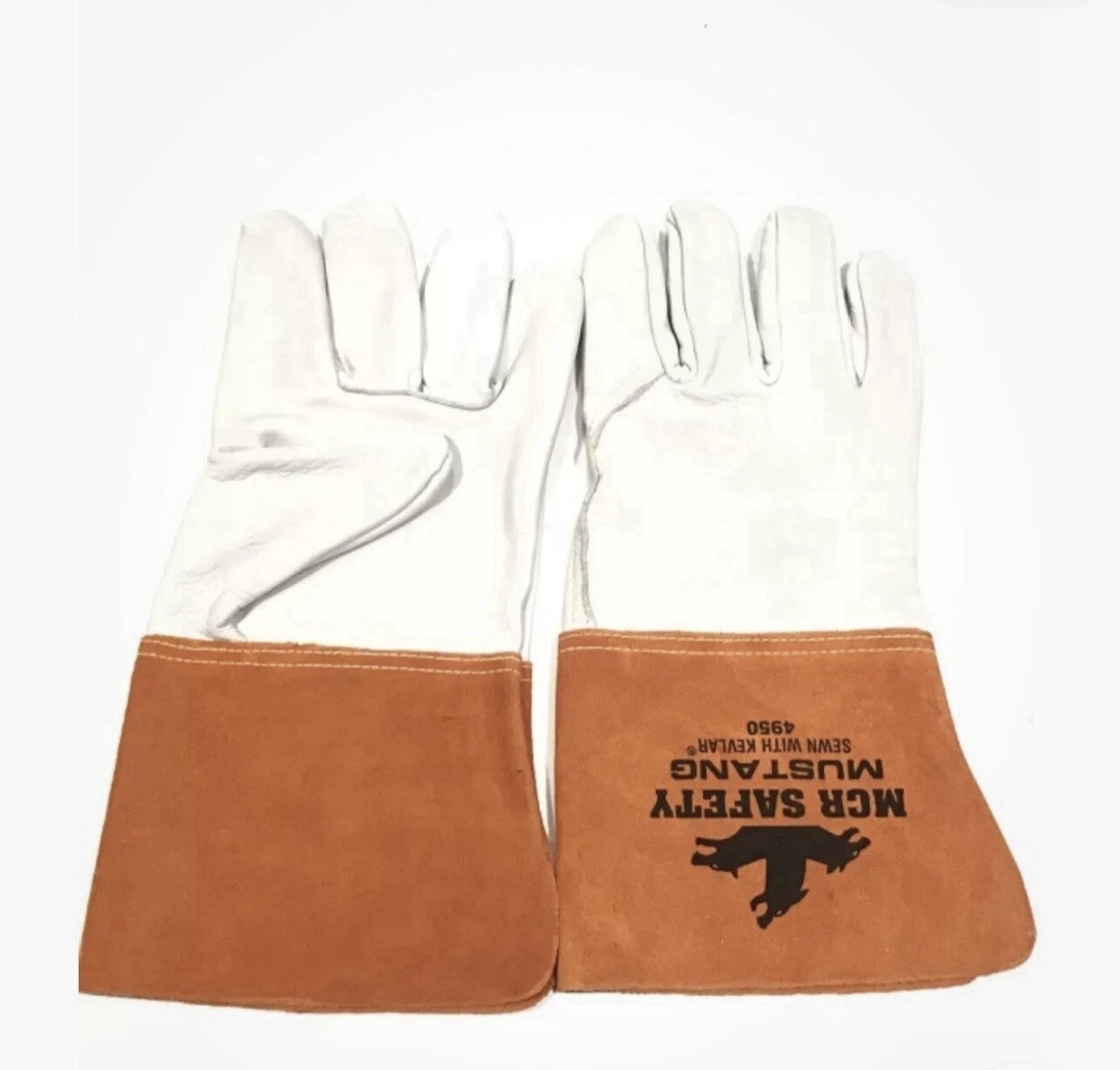 12 PAIRS NIB MCR 4950LB MUSTANG MIG/TIG WELDING GLOVES (1 Dozen )