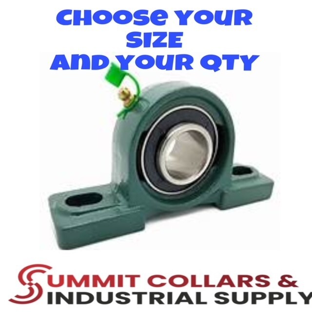 Summit Brand Pillow Block Bearings UCP 200 1/2″ -3″ You Choose Size & QTY