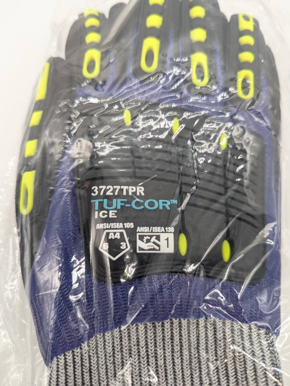 Cordova TUF-COR Impact Gloves Sz. L Cut Resistant Safety Work Heavy Duty 13ga.
