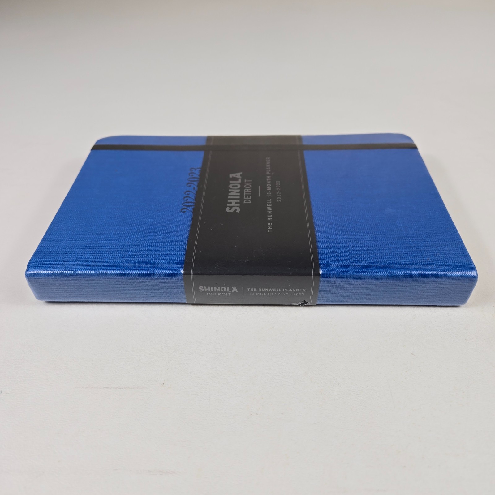 Shinola Runwell Planner 18 Month 2022-2023 Blue Linen Cover Brand New Sealed