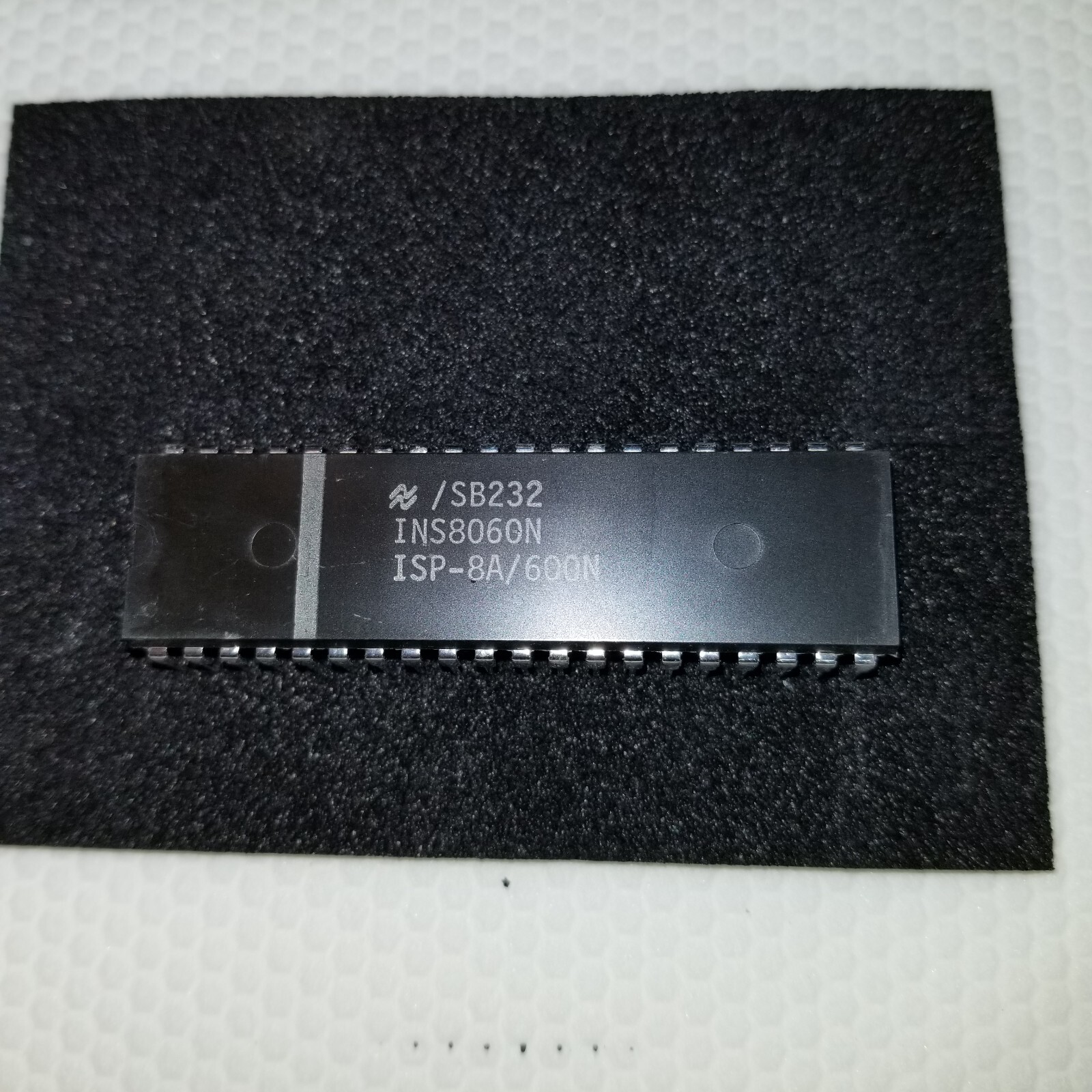 INS8060N, ISP-8A 600N, NATIONAL, IC, Microprocessor, 8 Bit, dip 40 NOS USA