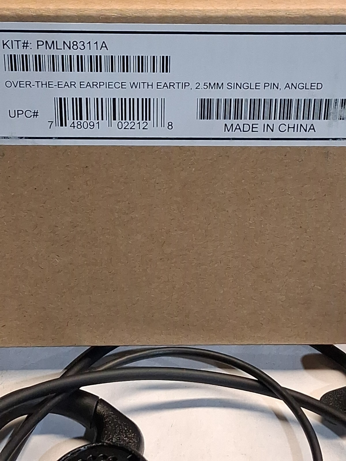 NEW! OEM Motorola Earpiece w/Microphone MN007897A01-AA Over the Ear Earpiece