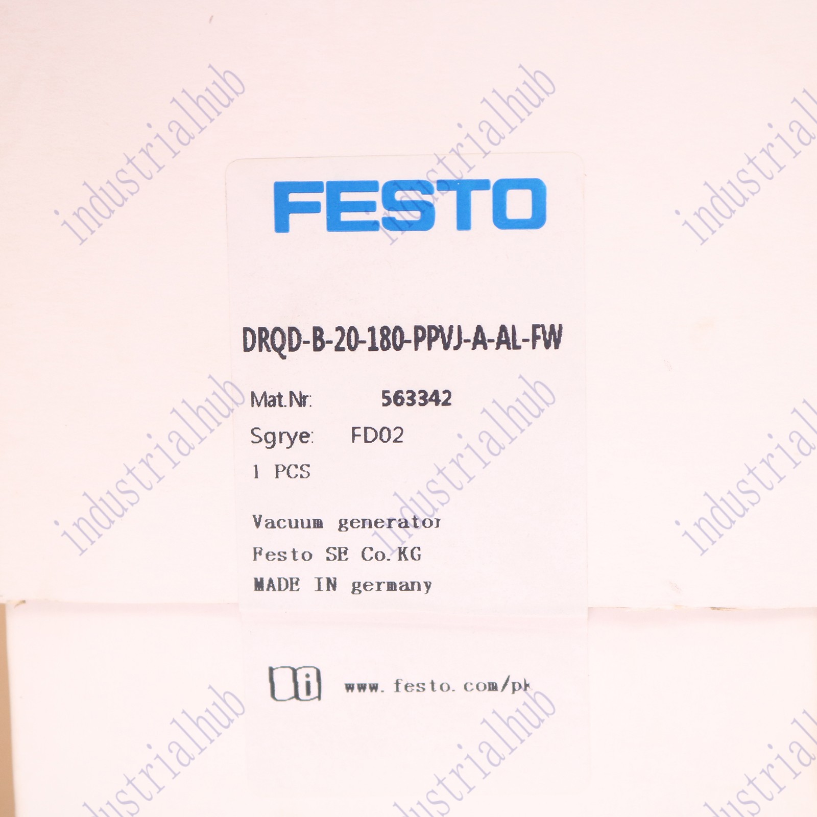 one NEW FESTO DRQD-B-20-180-PPVJ-A-AL-FW 563342 Rotating cylinder Fast Delivery