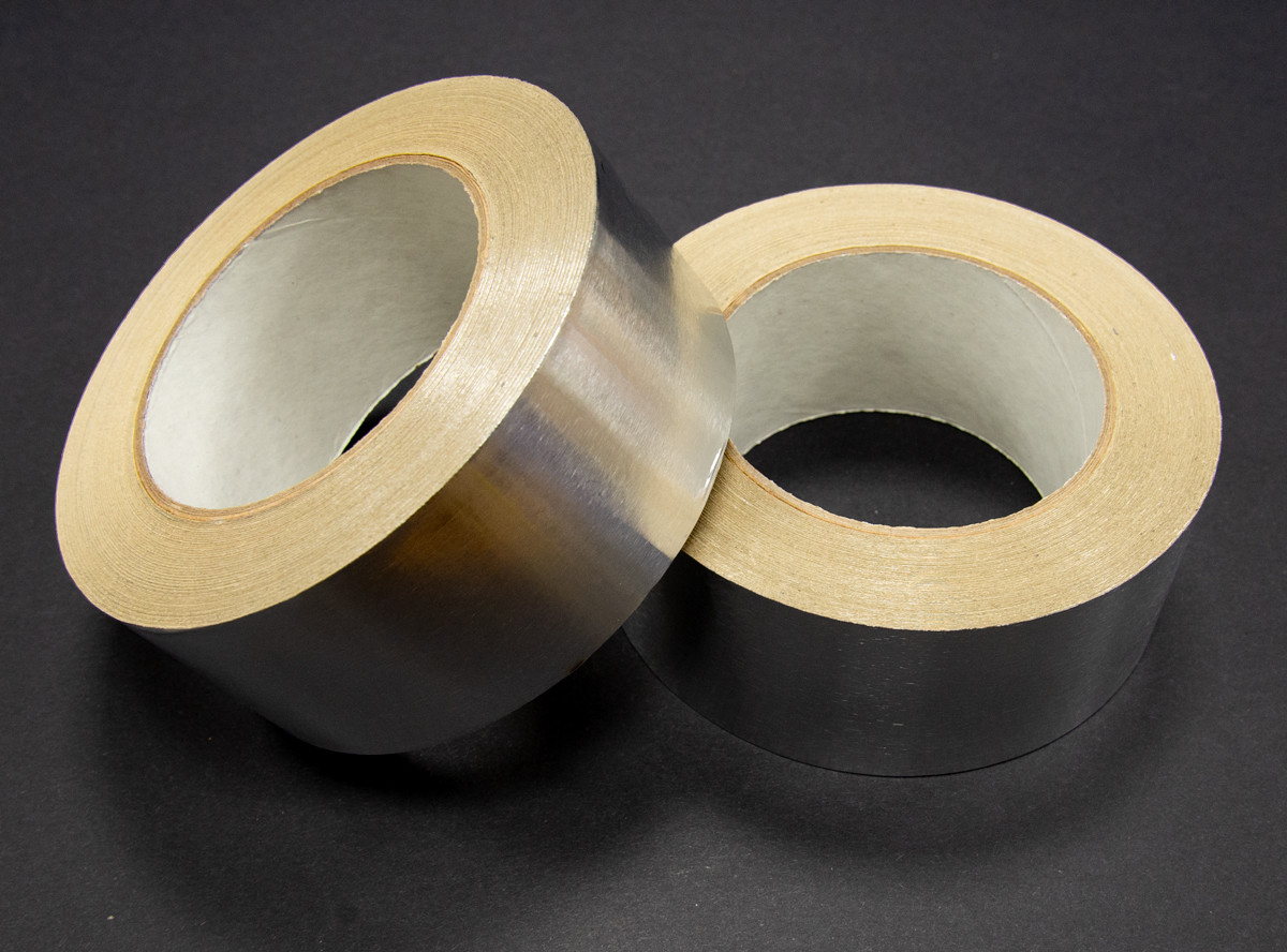 12 Rolls of Silver HVAC Aluminum Foil Tape – 1.89″ x 50 yds