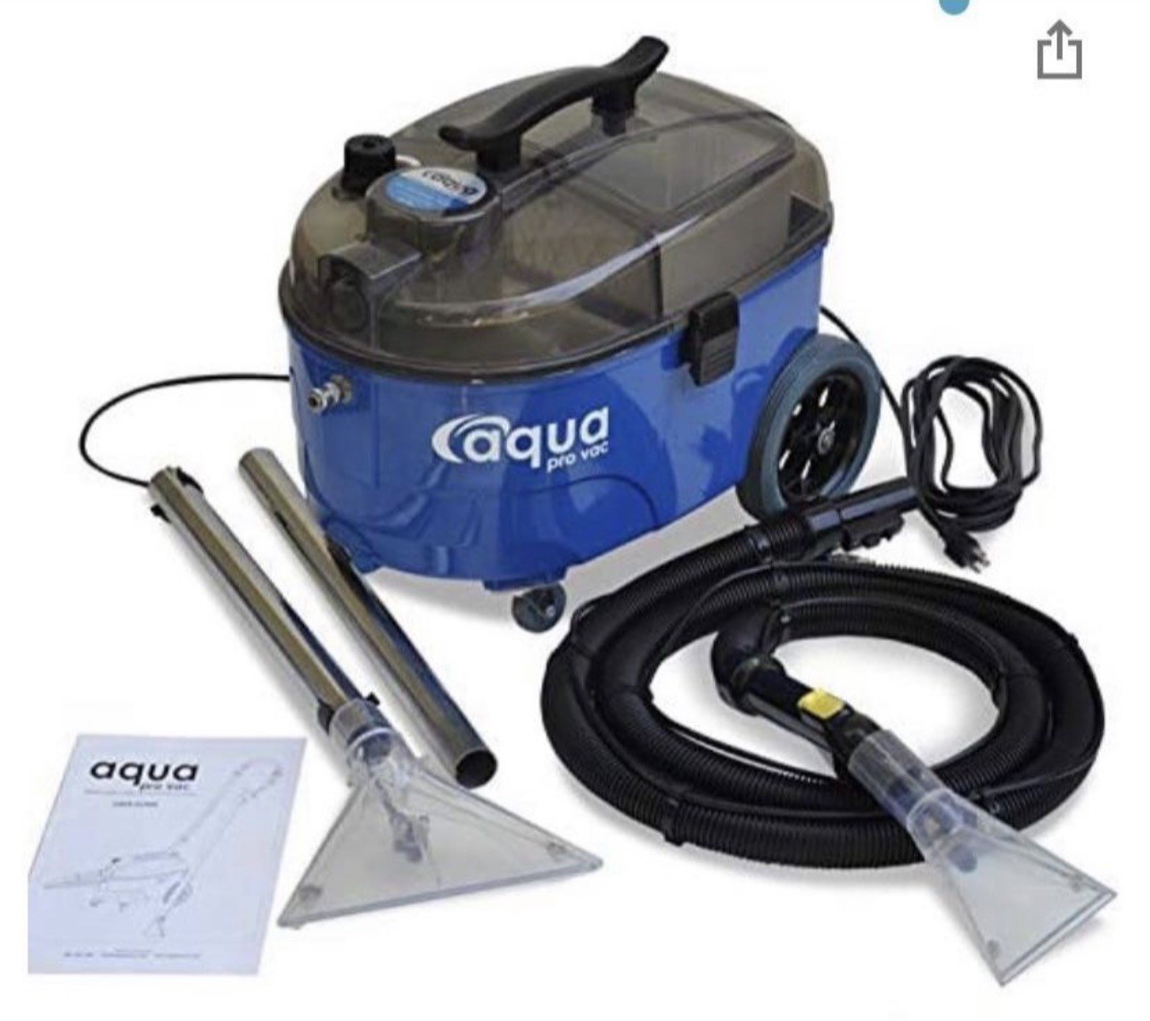 Aqua Pro Vac- Portable Carpet Cleaning Spotter, Auto Detailing