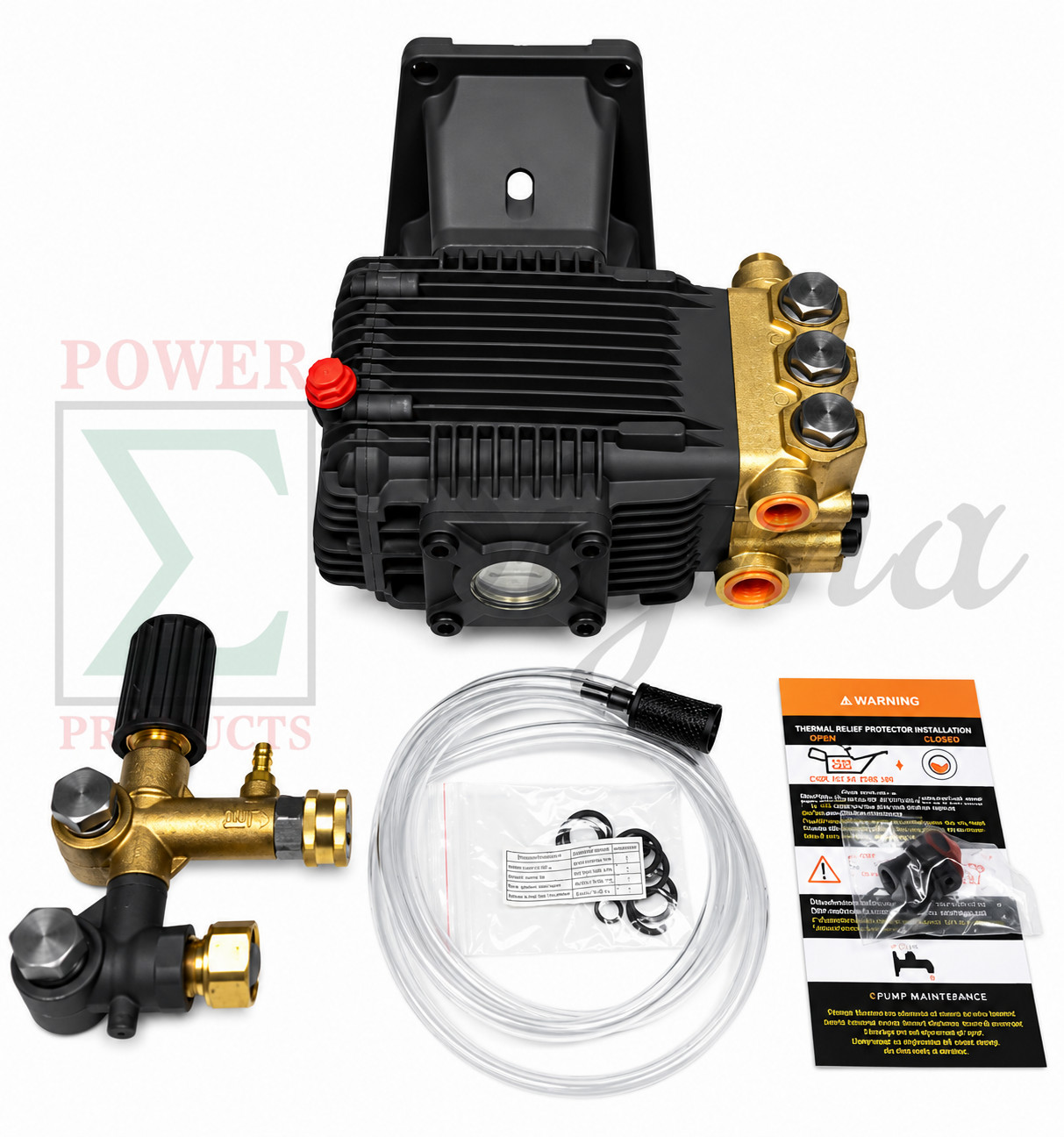 Sigma 1″ Shaft 4000PSI High Pressure Washer Pump For Honda GX340 11HP GX390 13HP