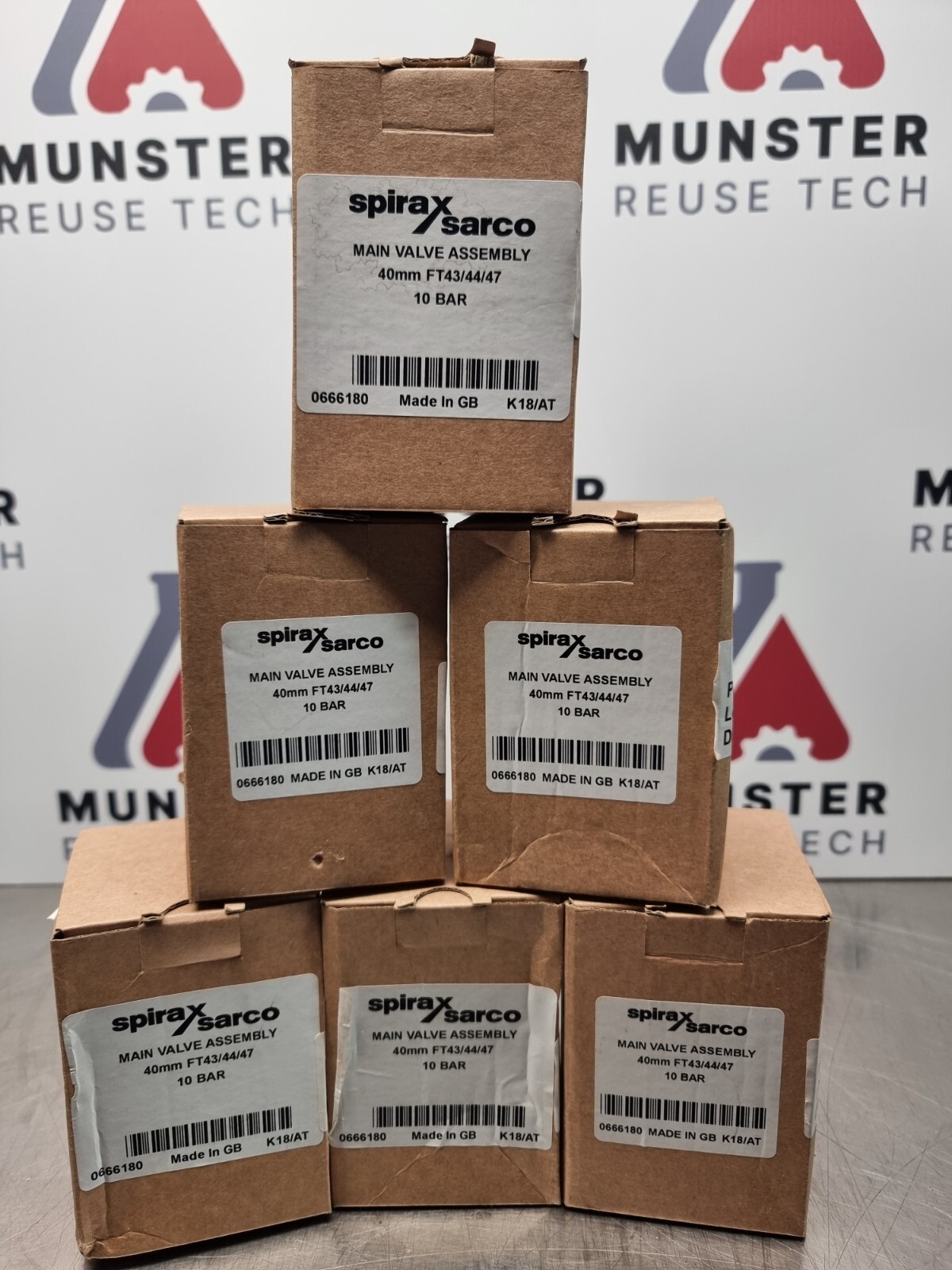 Spirax Sarco 40mm FT43/44/47 Main Valve Assembly | P/N: 0666180