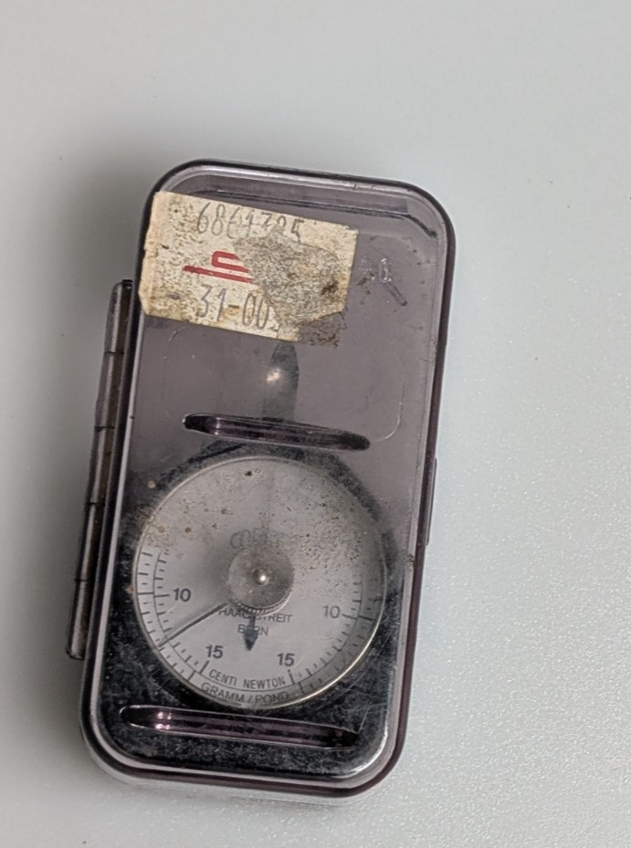 Correx 0 to 15 grams/centinewton Tension Gauge Used Excellent Condition
