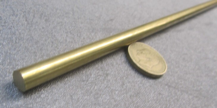 360 Brass Rod 5/16″ (.312″) Diameter x 24.0″ Length, 2 Pcs, 4 Ft