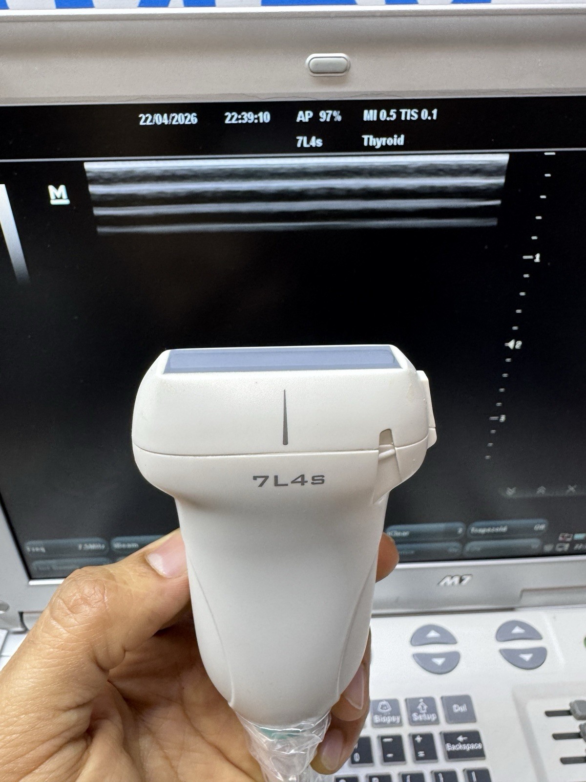 Mindray M7 With Linear Transducer 7L4S (YOU WILL RECEIVE WHAT IS IN THE PICTURE)