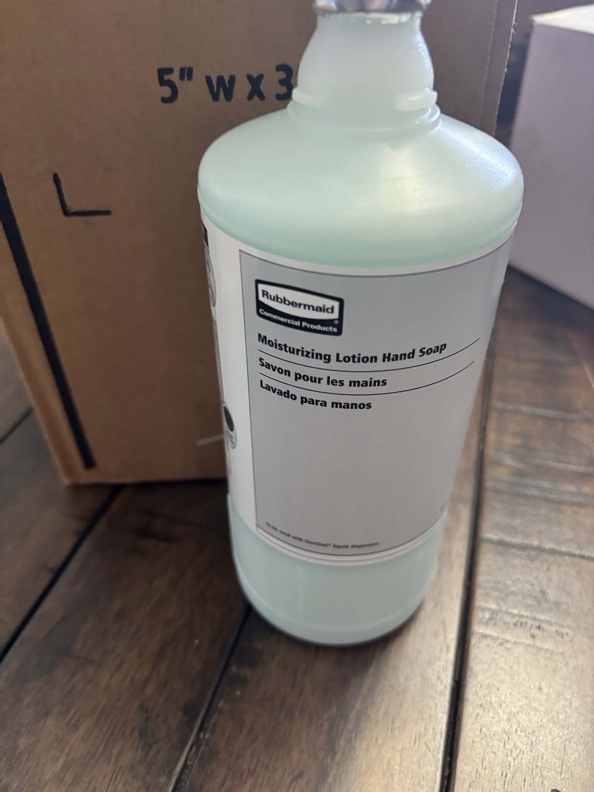 Case/4 Rubbermaid FG4013111 Lotion Hand Soap Refill 800mL ea (3,200mL Total)
