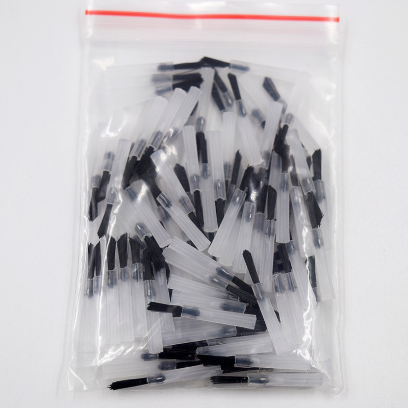 100 Pcs/Bag Dental Composite Long Brush Bonding Etching Disposable Applicator