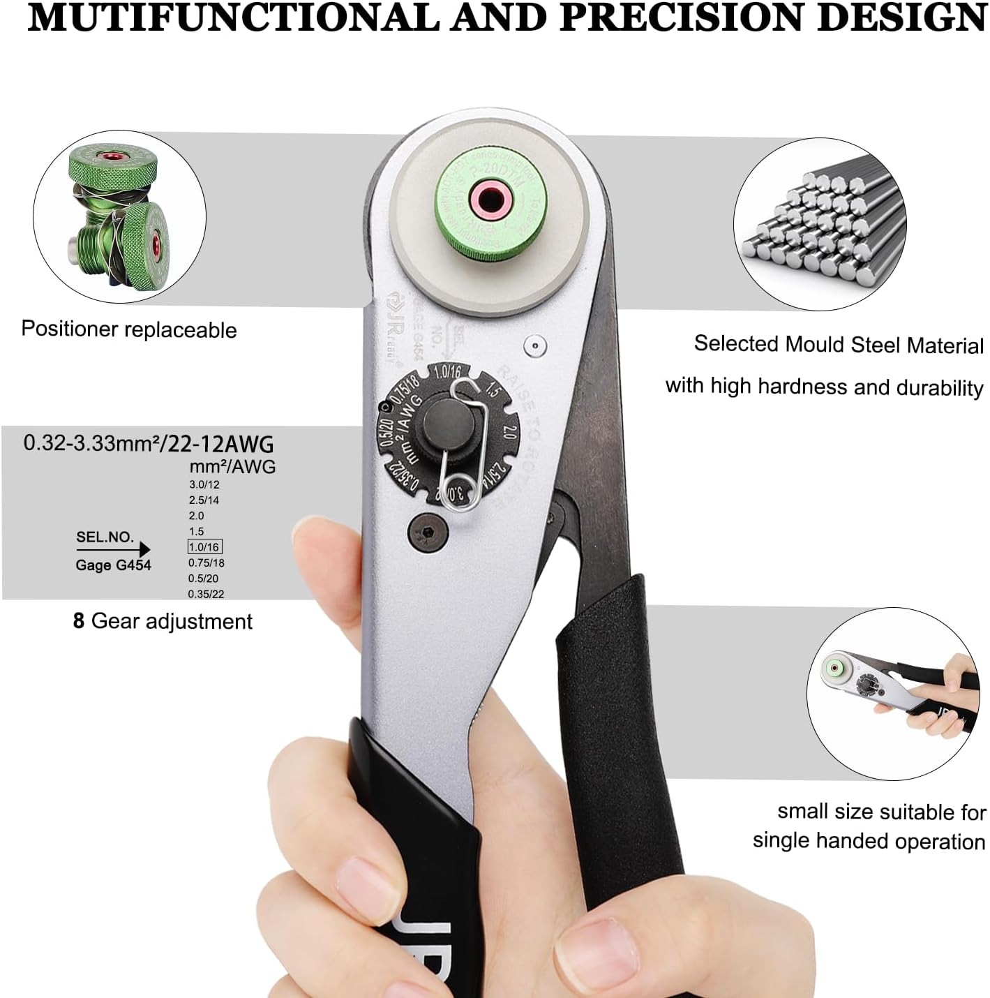 Deutsch Connector Kit 2-12 Pin DT Series Solid Contacts Crimper Removal Tool Kit