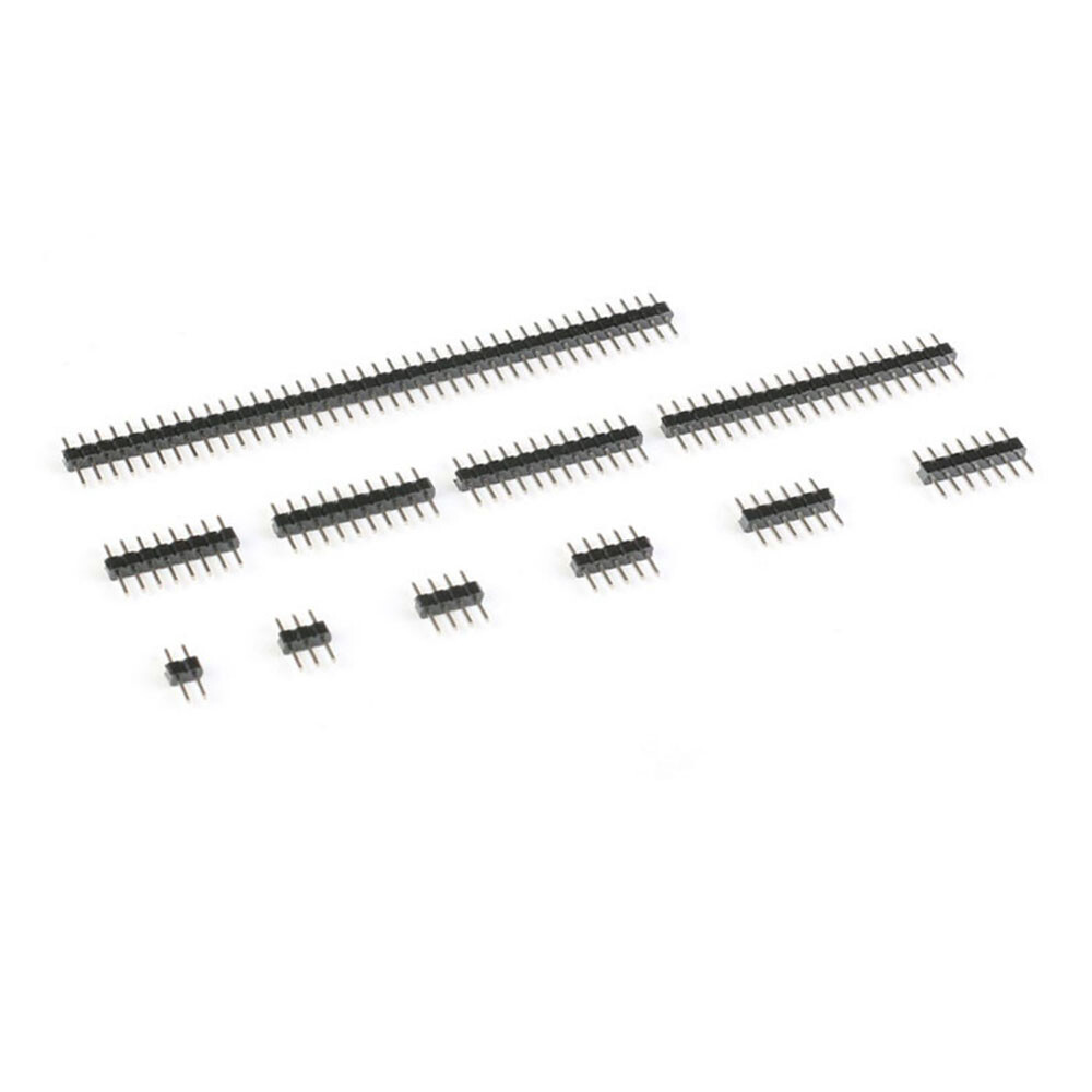 Single Row Male 2-40 Pin Header 2.0mm Breakable Connector Strip Row Straight