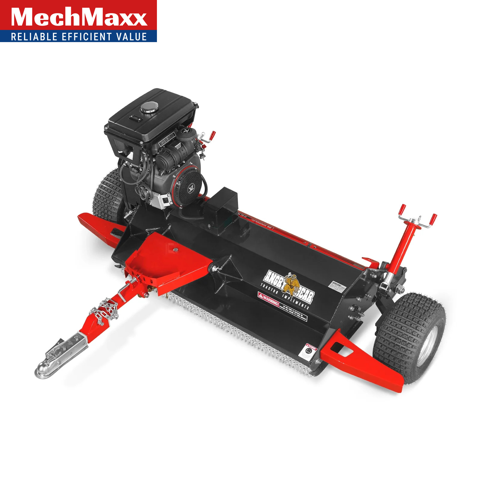 MechMaxx 55″ Tow-Behind ATV Offset Flail Mower 23HP 679cc Engine Powered ATV140