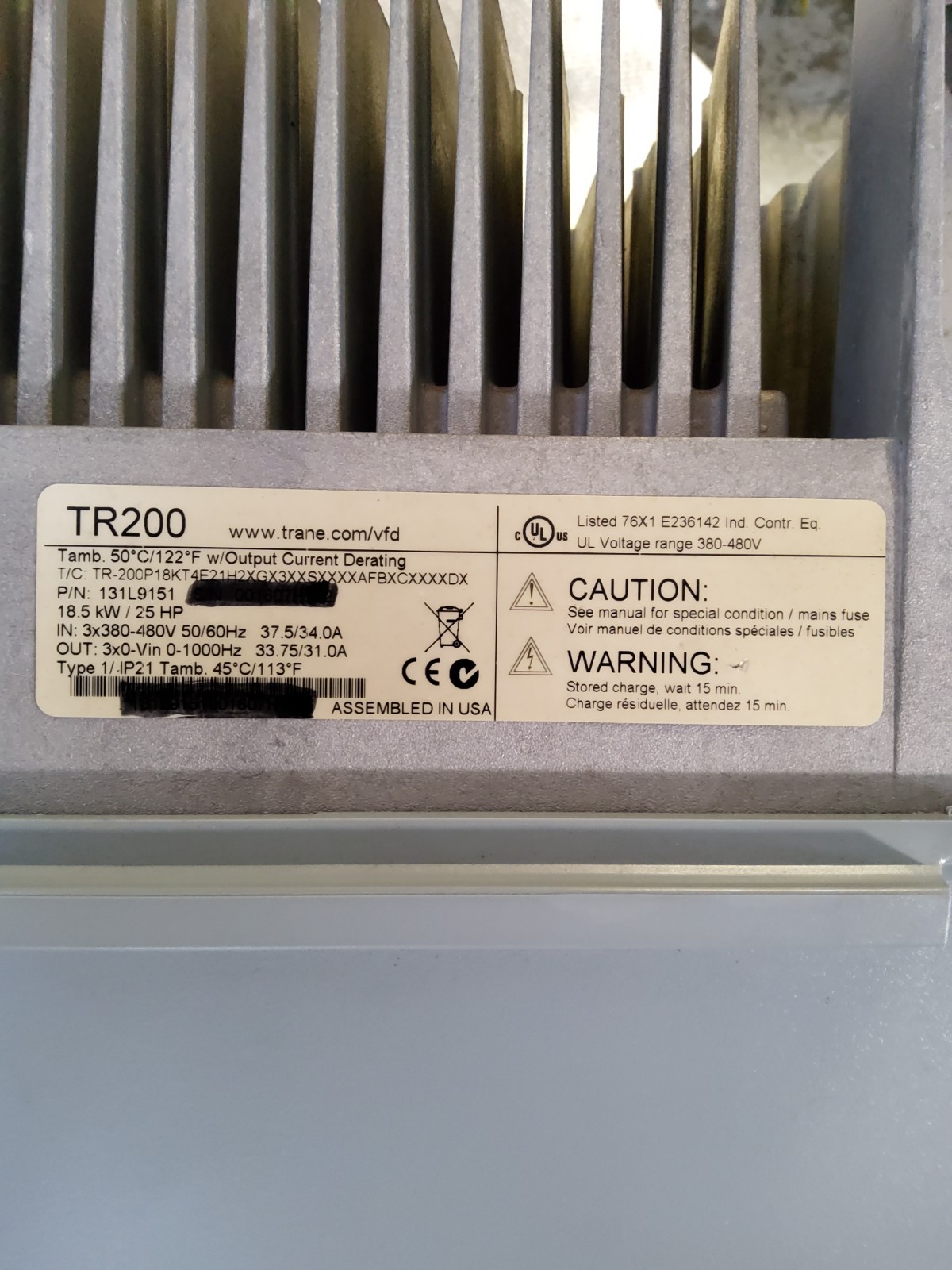 vfd variable frequency drive 40hp 460 volt