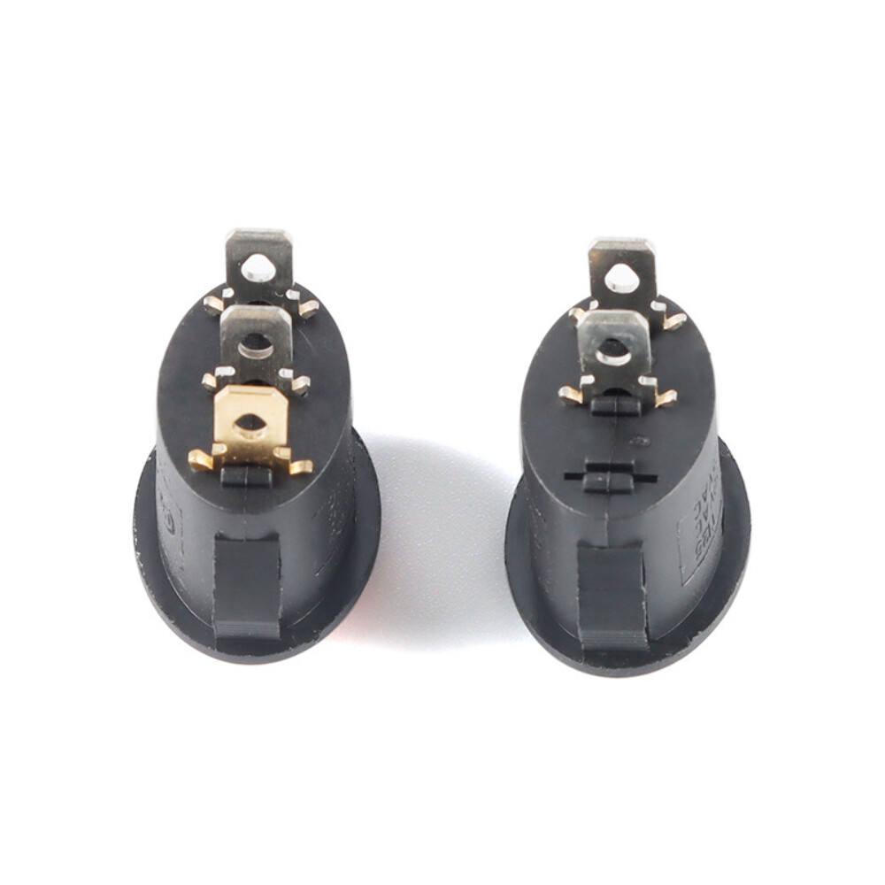 125V 10A KCD1 2/3 Position Oval ON/OFF Rocker Switch 2/3 Pin Black Red