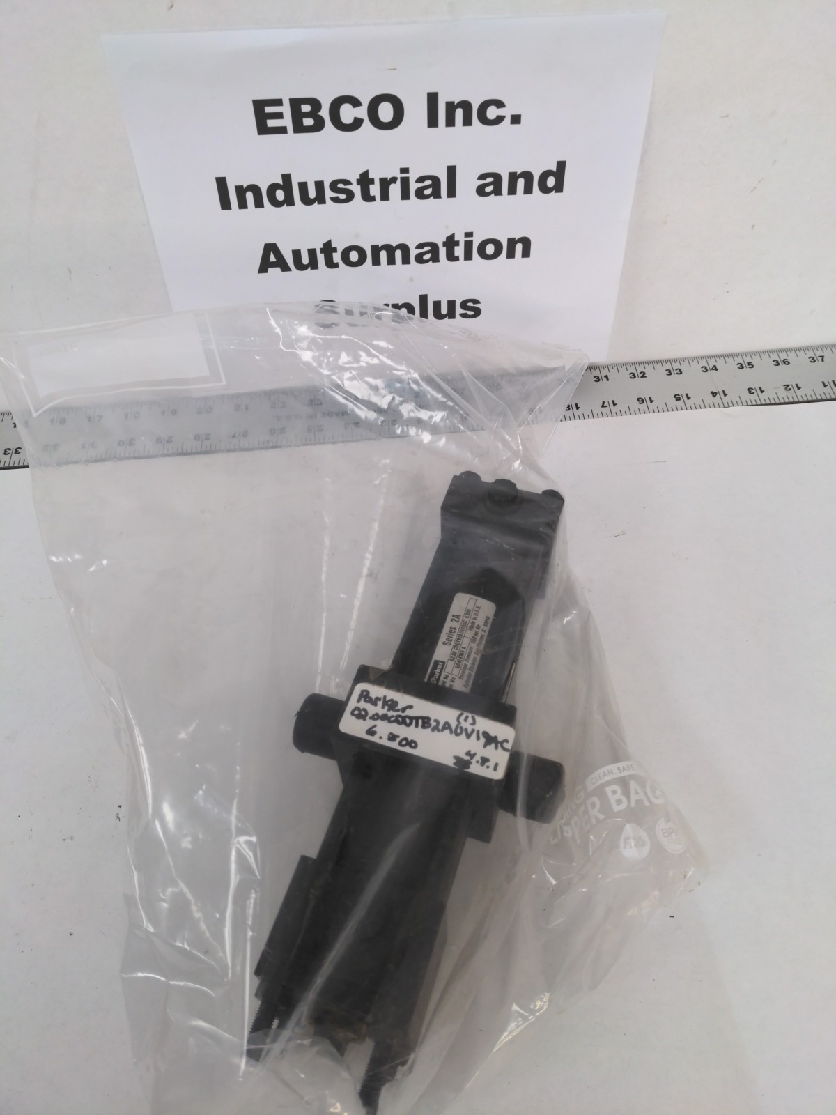 PARKER SERIES 2A PNEUMATIC CYLINDER 02.00 CDDTB2AUV19AC 6.500