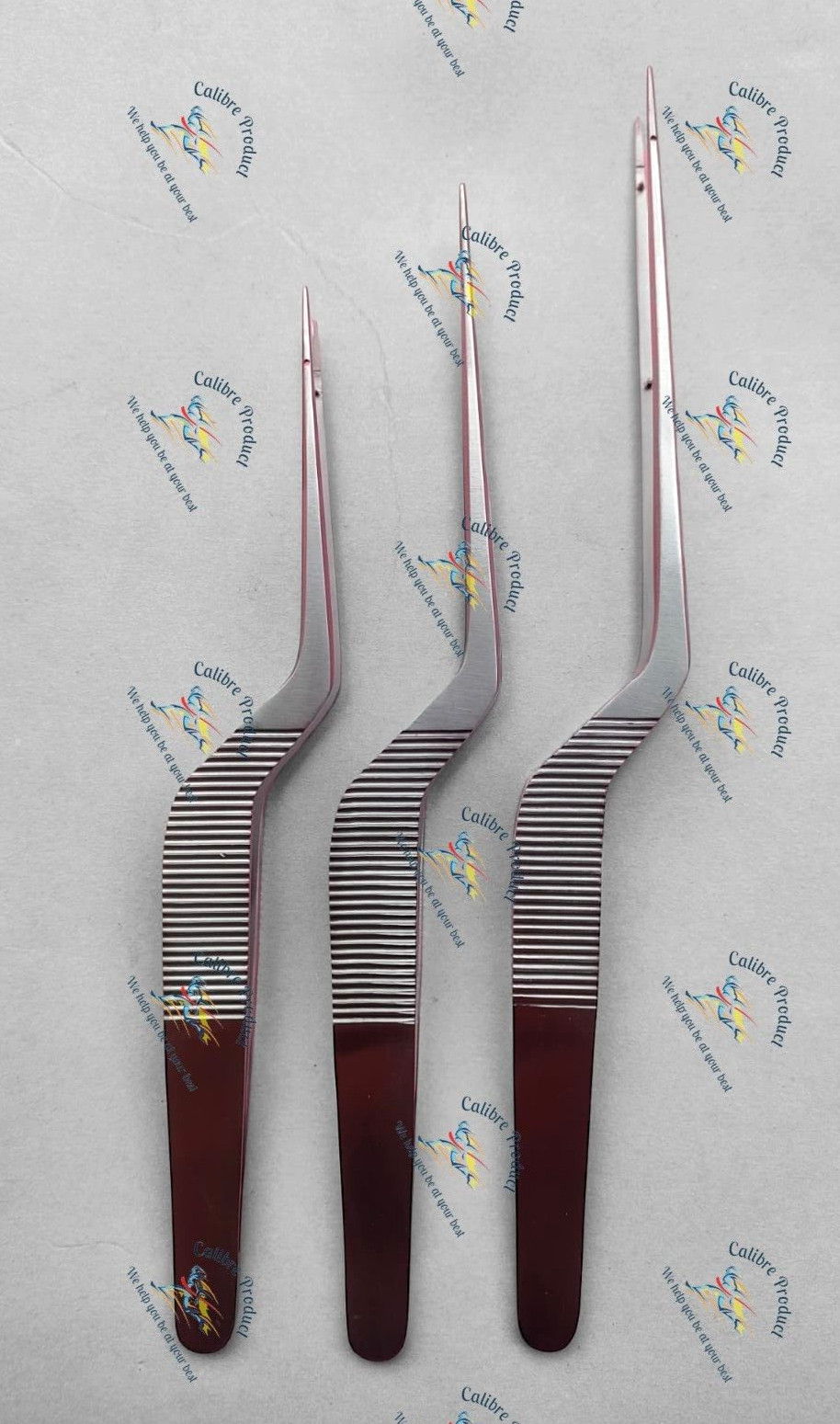 Micro Yasargill Bayonet Forceps Set Of 3 Surgical Neurosurgical