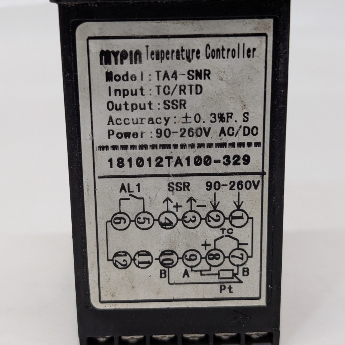 Mypin TA4-SNR T Series SSR Temperature/Process Controller As Shown