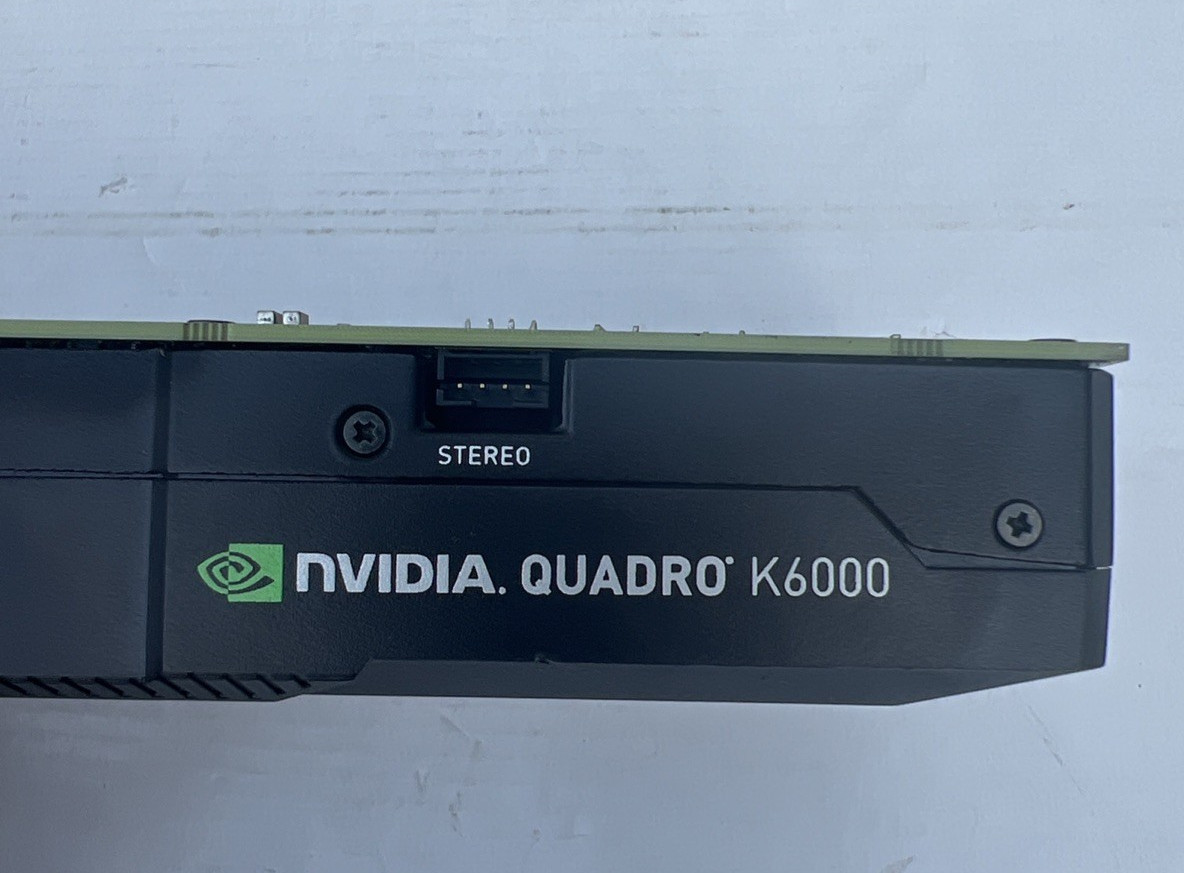 NVIDIA QUADRO K6000 12GB GPU VIDEO GRAPHICS CARD K6000 699-52081-0500-210 B