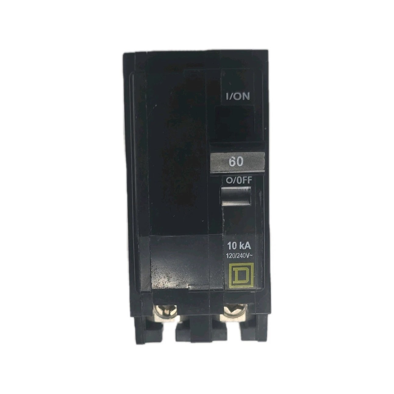 Square D QO260 60A 2-Pole Circuit Breaker Black Plug-In 120/240V
