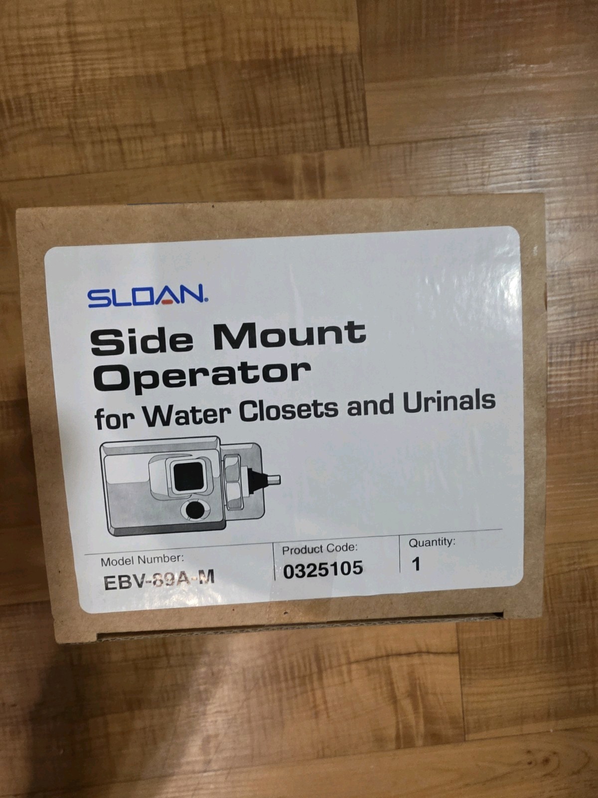 Sloan EBV-89A-M-CD Side Mount Operator Automatic Solenoid for WC & Urinals