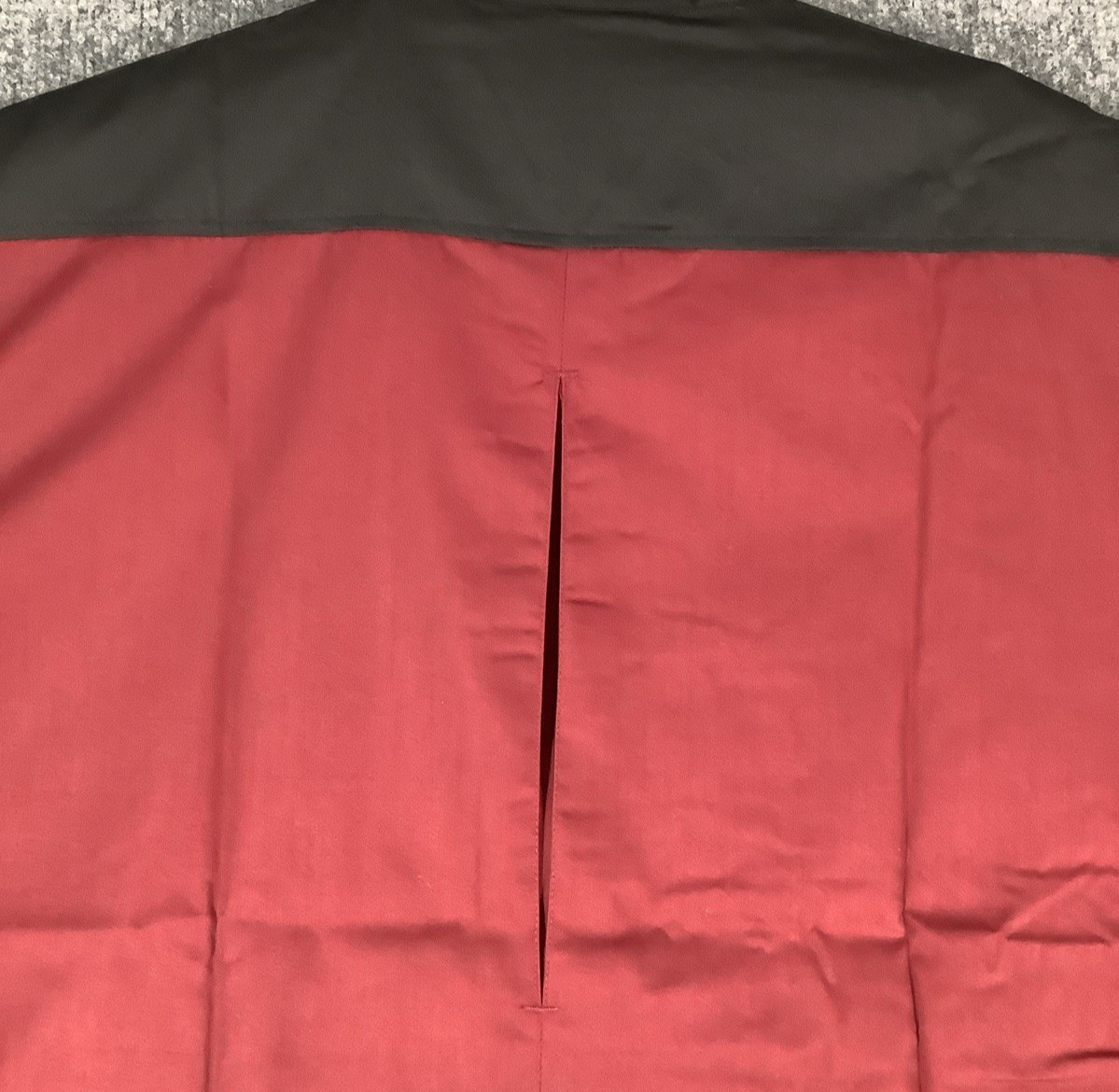 Happy Chef Professional Coat Men’s 2XLBurgundy / Black Short sleeve Snap