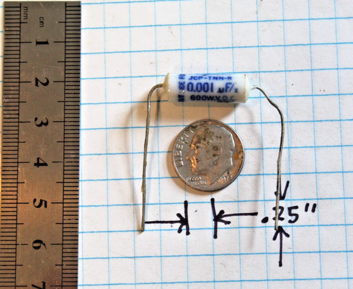 NOS Vintage Argonne Porcelain Capacitor 600V – Many Values to Select – Japan