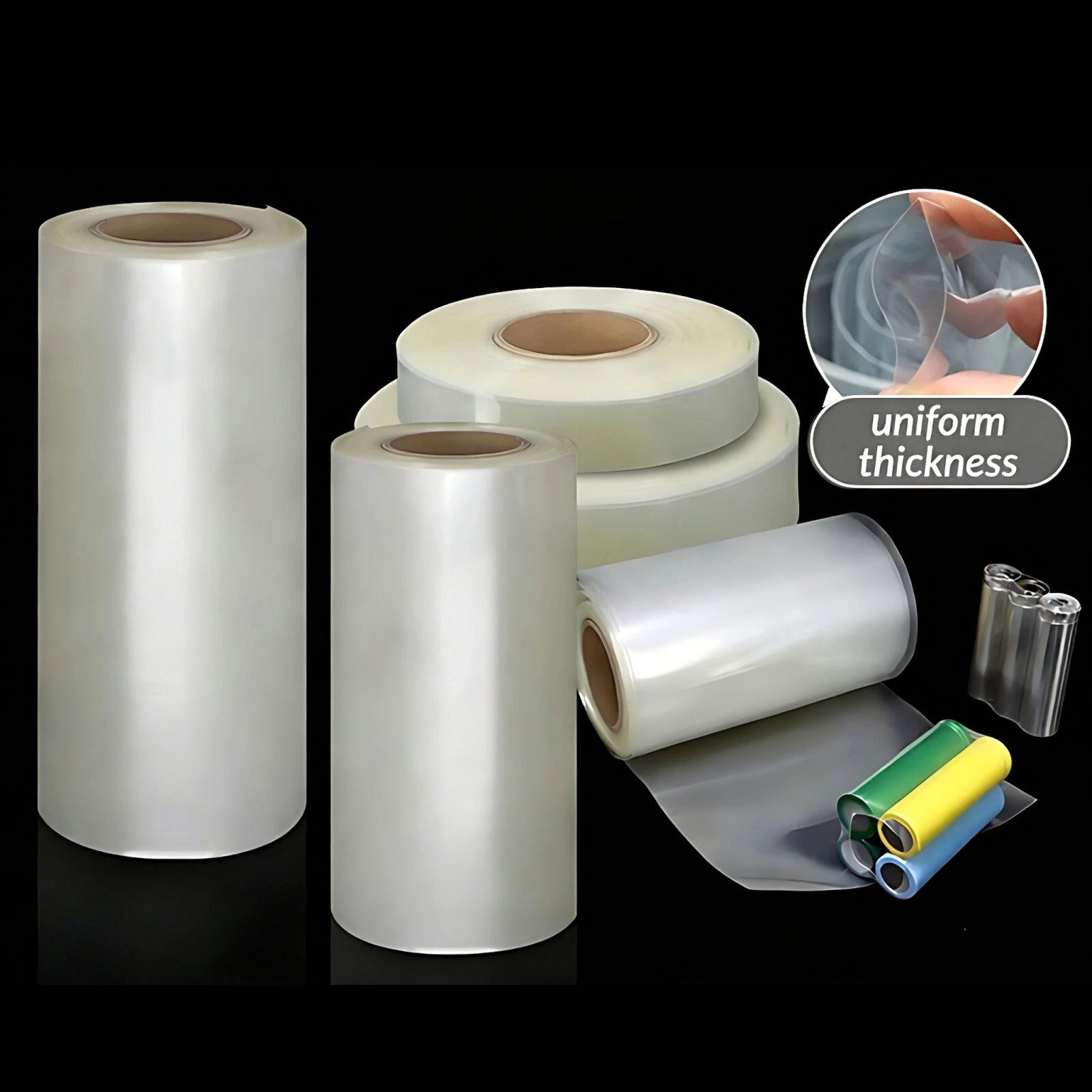 Clear PVC Heat Shrink Tubing 7mm-500mm Wide Wrap RC Battery Pack LiPO NiMH NiCd