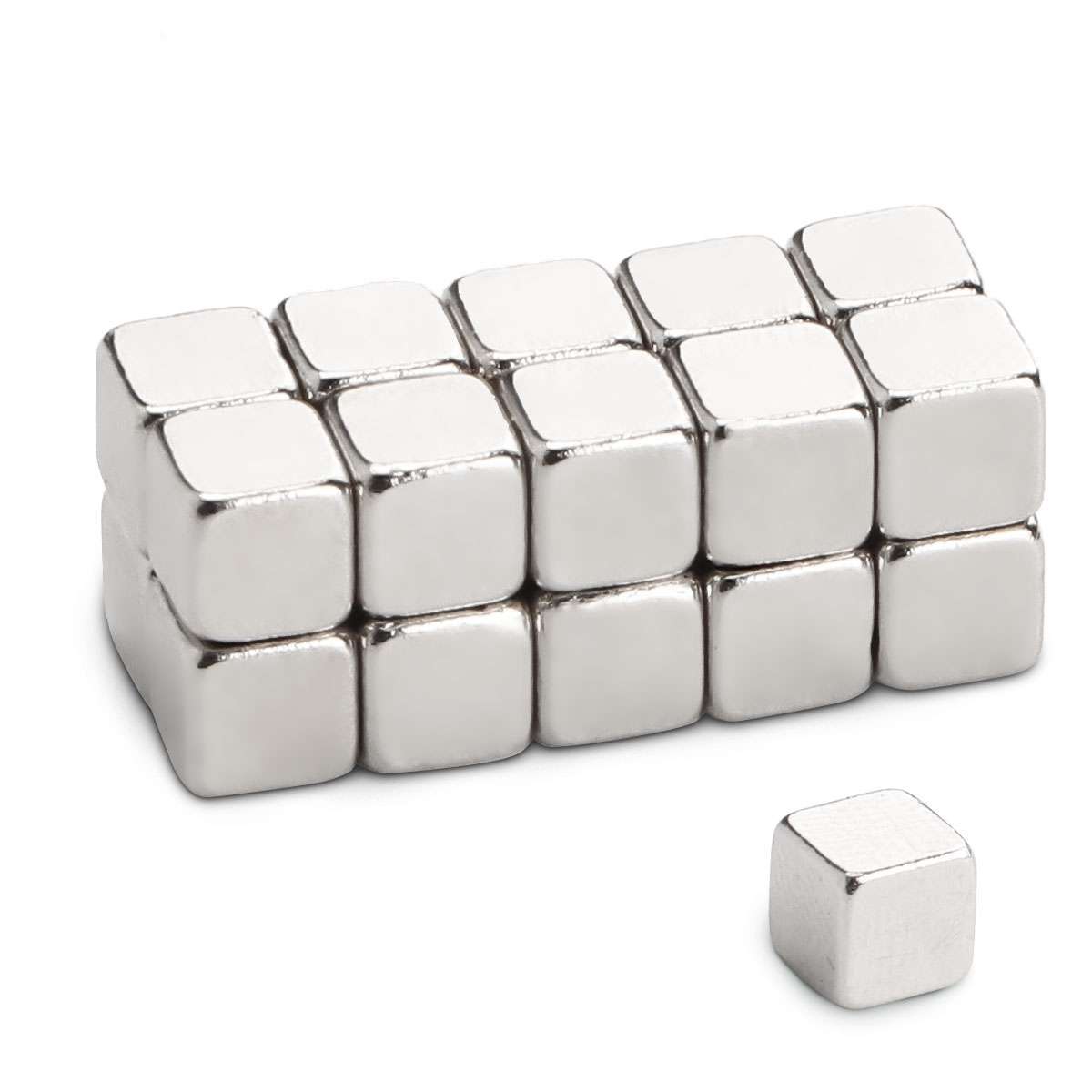 20~500Pcs 4x4x4mm N38 Square Rare Earth Neodymium Fasteners Craft Cube Magnets