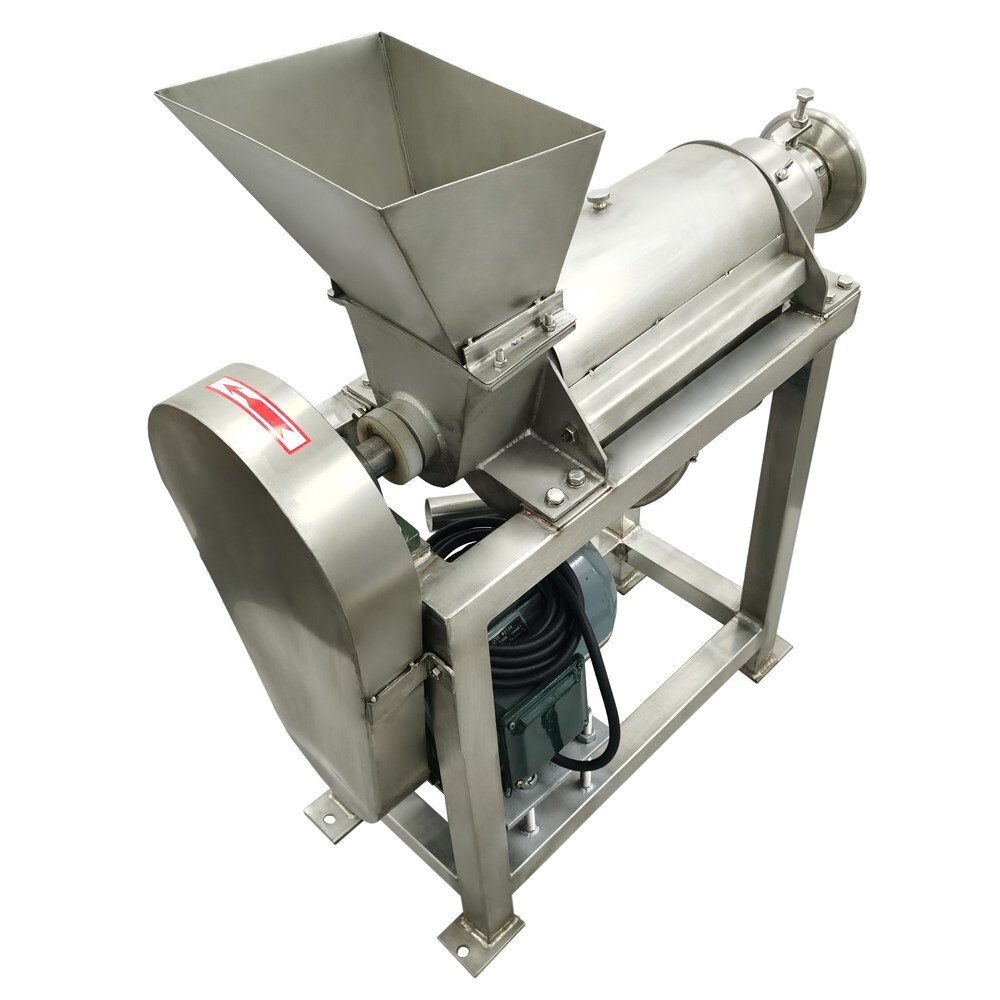 Commercial Fruit Vegetable Screw Juicer Industrial 3-phase 220v 1.5KW 0.5T/H