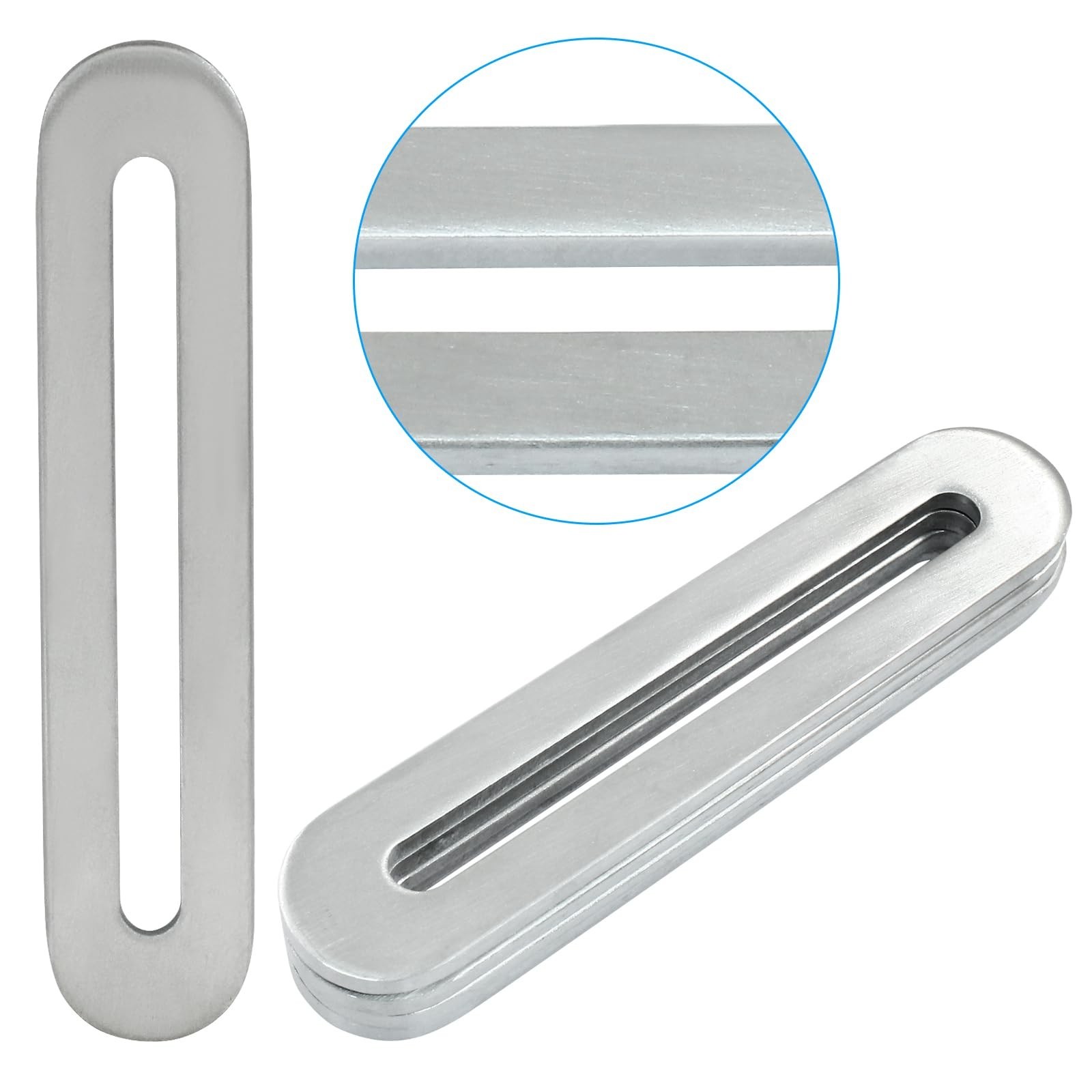 8 Pcs Adjustable Flat Mending Plate with Slot 90mm/3.54 Inch Straight Adjusta…