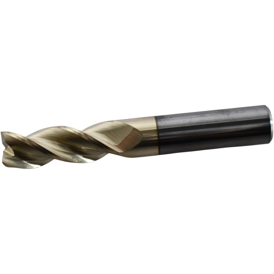 NEW Accupro 65250045 Carbide Square End Mill 3/8 3 Flute ZrN Coating Aluminum