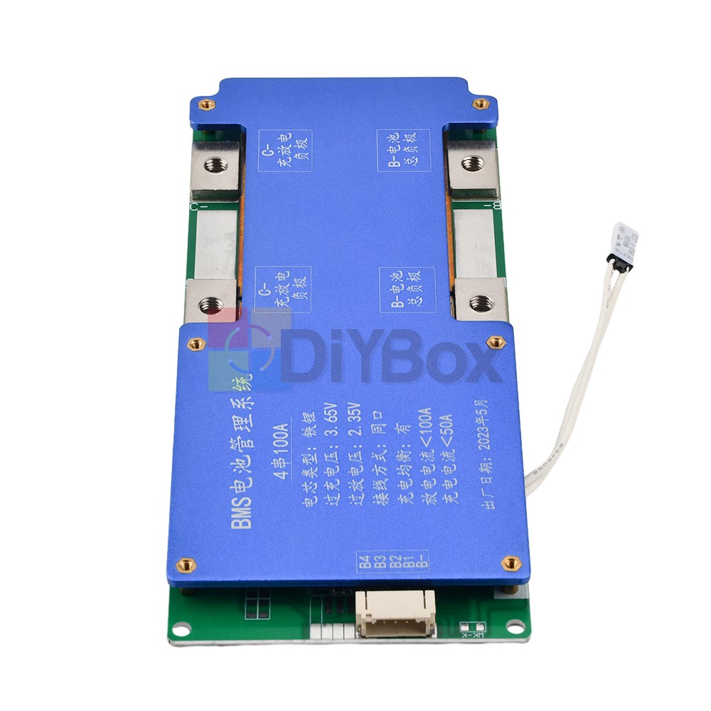 4S 14.6V / 8S 24V 100A BMS LiFePO4 Battery Balance Charge Protection Board New