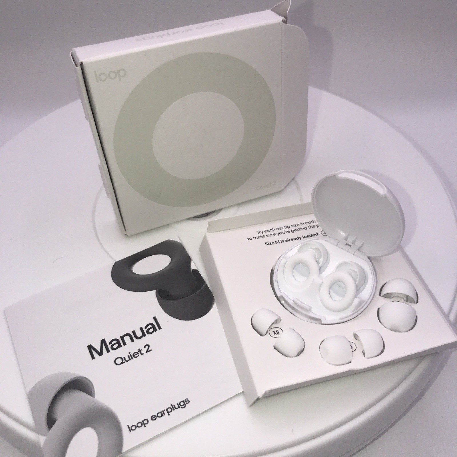 Loop Quiet 2 Ear Plugs Reusable Noise Reduction 14 dB Comfortable Fit