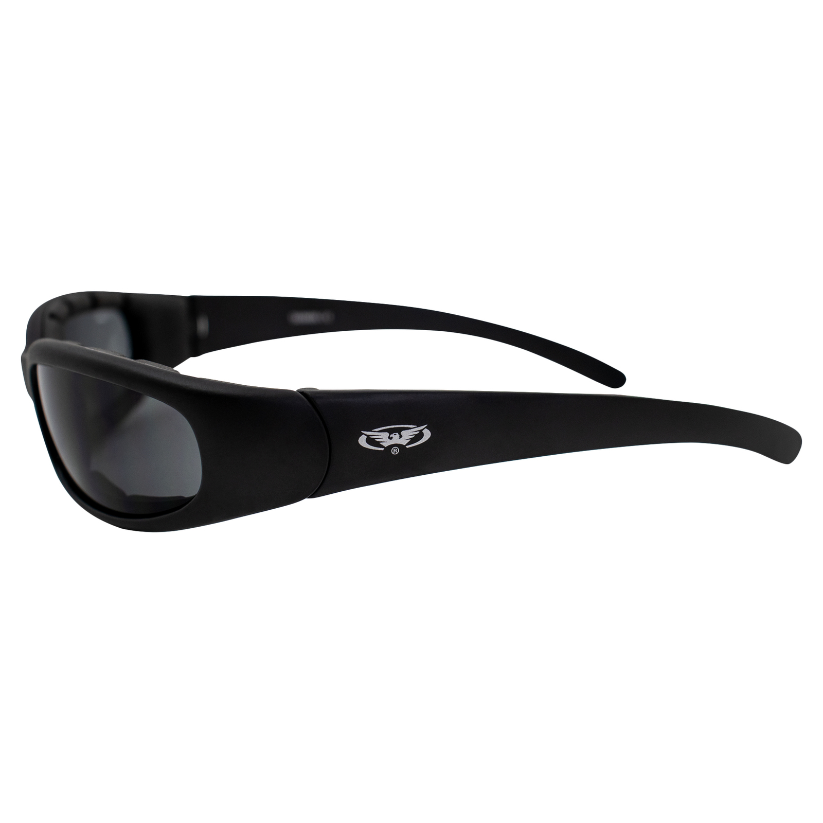 Global Vision Chicago Padded Motorcycle Sunglasses 2 Pack Clear & Smoke Lenses