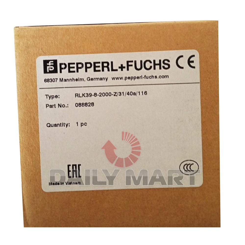 New in box PEPPERL+FUCHS RLK39-8-2000-Z/31/40a/116 Photoelectric Switch