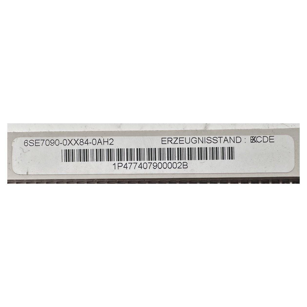 PQ3699 Siemens 6SE7090-0XX84-0AH2 Version B 6SE7098-0XX84-0AH0