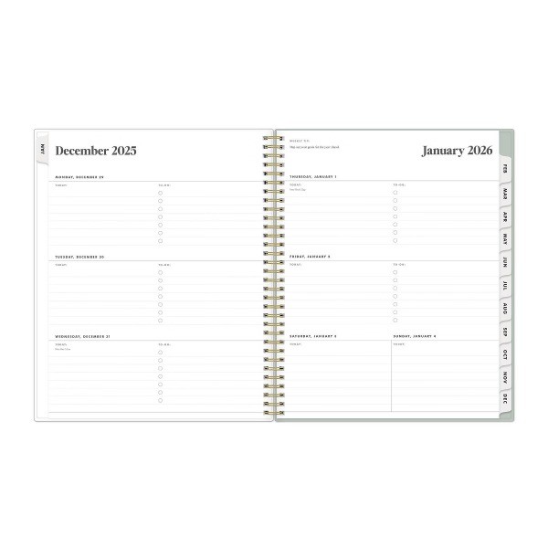 2026 Weekly/Monthly Planner 8.5"x11" Poetry