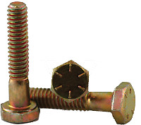 5/8 – 11 GRADE 8 HEX CAP SCREWS COARSE ZINC YELLOW – 1″ to 10″