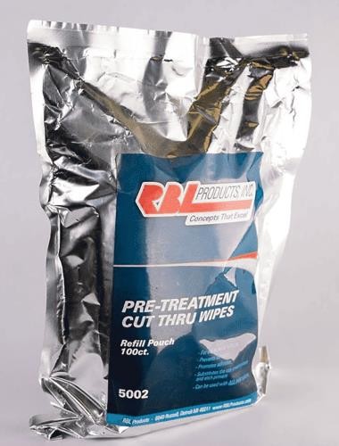 12″ x 13″ Pre-Treatment Cut Thru Wipe- 1 Pouch