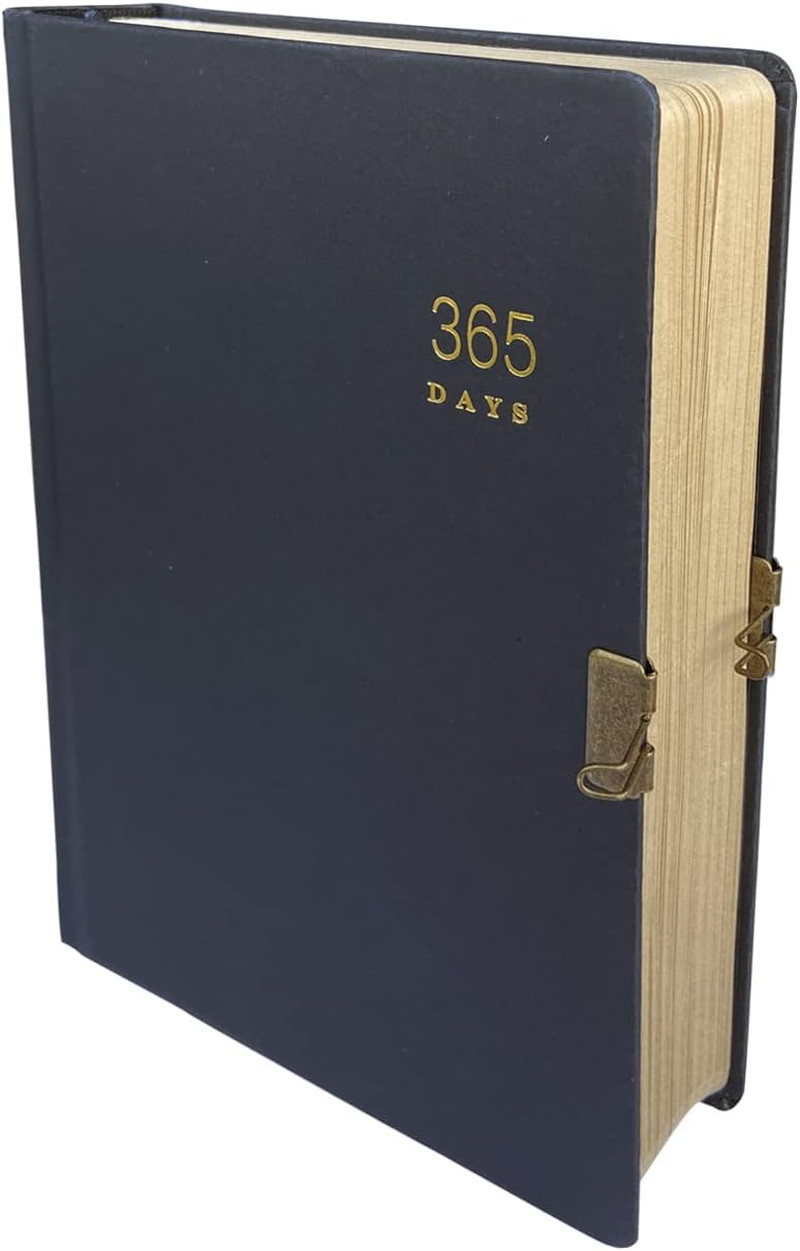 Blank Journal Notebook with Lock and Keys for Women, Men, Writing | 365 Pages, 1
