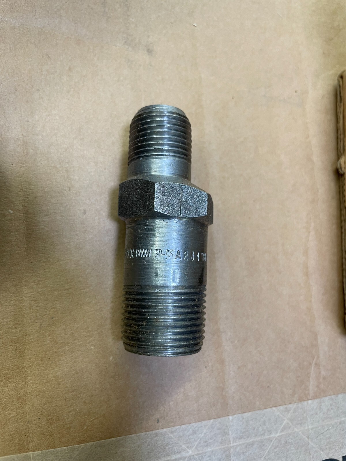SWAGE NIPPLE 3/4″ x 1/2″ S/160 x XXH Eccentric Thread Both End A234 WPBN SP95